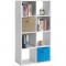 Meuble de rangement MIXCLUB 8 cases - Blanc - L 61,2 x P 30 x H 120,7 cm