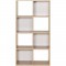 Meuble de rangement MIXCLUB 8 cases - Décor chene- L 61,2 x P 30 x H 120,7 cm