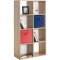 Meuble de rangement MIXCLUB 8 cases - Décor chene- L 61,2 x P 30 x H 120,7 cm
