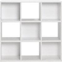 Meuble de rangement MIXCLUB 9 cases - Blanc - L 91x P 30 x H 91 cm