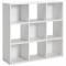 Meuble de rangement MIXCLUB 9 cases - Blanc - L 91x P 30 x H 91 cm
