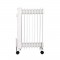 Radiateur bain d'huile électrique - 2000 Watts - OCEANIC - 3 puissances - 9 éléments - Mobile - Blanc