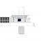 Radiateur convecteur électrique - 2000 Watts - OCEANIC - Thermostat digital - Mobile - Blanc