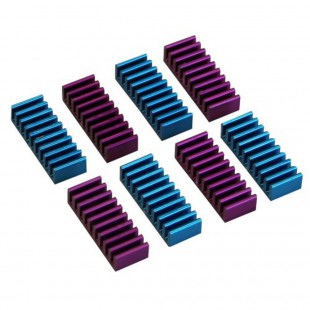 Ailettes de refroidissement auto-adhésives InLine® RAM Heat Sink 8 pcs.