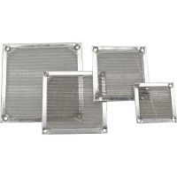 Grille ventilateur, InLine®, filtre aluminium, 92x92mm
