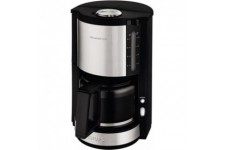 KRUPS Pro Aroma Plus Cafetiere filtre électrique, 1,25 L soit 15 tasses, Machine a café, Noir et inox KM321010
