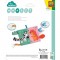 Livre en tissu sensoriel avec queues d'animaux