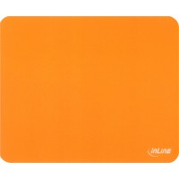 Tapis de souris InLine® antimicrobien ultra-mince 220x180x0,4mm orange