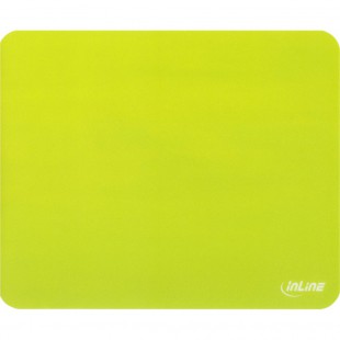 Tapis de souris InLine® antimicrobien ultra-mince 220x180x0,4mm vert (tendance jaune)