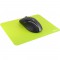 Tapis de souris InLine® antimicrobien ultra-mince 220x180x0,4mm vert (tendance jaune)