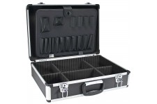 InLine® Toolbox verrouillable vide aluminium noir