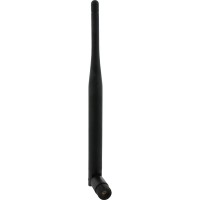 WLAN antenne caoutchouc, InLine®, pour AP et routeur, R-SMA, 5dBi