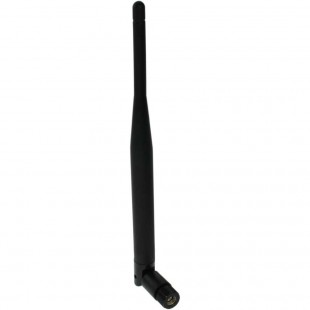 WLAN antenne caoutchouc pour AP et routeur, SMA, 5dBi, couleur: noir