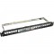 Panneau de brassage vierge InLine® 19 "Cat.6A 24 ports 1U noir