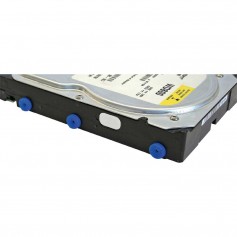 Rail en caoutchouc InLine® pour le découplage en vibration des disques durs 8 pcs.