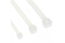 Attaches de câble InLine® longueur 370mm largeur 3.6mm blanc 100 pcs.