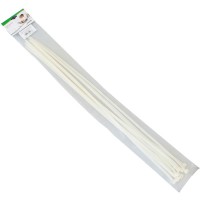 Attaches de câble InLine® longueur 800 mm largeur 9 mm blanc 10 pcs.