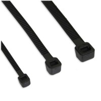 Attaches de câble InLine® longueur 100 mm largeur 2,5 mm noir 100 pcs.