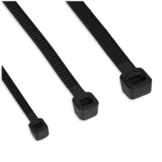 Attaches de câble InLine® longueur 250 mm largeur 3,6 mm noir 100 pcs.