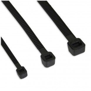 Attaches de câble InLine® longueur 300 mm largeur 4,8 mm noir 100 pcs.