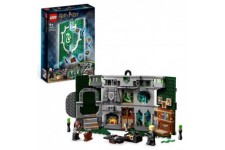 LEGO Harry Potter 76410 Le Blason de la Maison Serpentard, Jouet Château avec Figurine Draco Malfoy