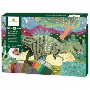 STICK'N FUN - XL MOSAIQUES DINOSAURES