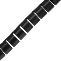 Canal de câble flexible InLine® 10m noir 15mm