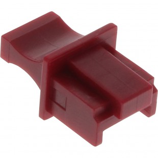 Protège-poussière, InLine®, pour RJ45 prise femelle, couleur: rouge
