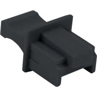 Protège-poussière, InLine®, pour RJ45 prise femelle, couleur: noir