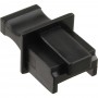 InLine® Dust Cover pour prise RJ45 noir 100 pcs. Pack