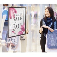 DURABLE Cadre d'affichage DURAFRAME POSTER, A1, argent