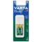 VARTA Chargeur Mini Charger, équipé de AA, blanc