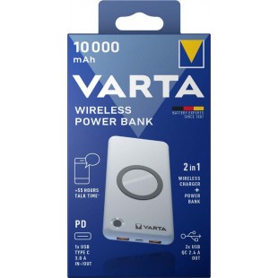 VARTA Batterie externe 'Wireless Power Bank', blanc