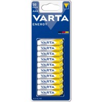 VARTA Pile alcaline Energy, Micro (AAA/LR3), par 8