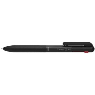 Pentel Stylo à bille rétractable multicolore Calme-3, noir