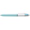 BIC Stylo à bille rétractable 4 Colours Fun, rose/blanc