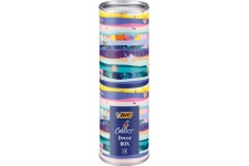 BIC Stylo à bille 4 Colours, boîte métallique de 8