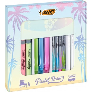 BIC Kit d'écriture 'Pastel Dream Kit' avec carnet de notes