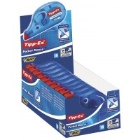 Lot de 10 : Tipp-Ex Roller correcteur Pocket Mouse, 4,2 mm x 10 m