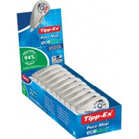 Lot de 10 : Tipp-Ex Roller correcteur 'ecolutions Pure Mini', présentoir