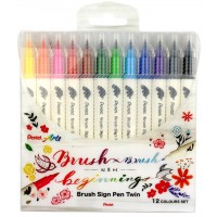 PentelArts Feutre pinceau BrushSignPen Twin, set de 30