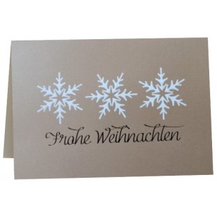 RÖMERTURM Weihnachtskarte 'Eisblumen'