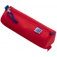 Oxford Trousse ronde, polyester, rond, grand, rouge