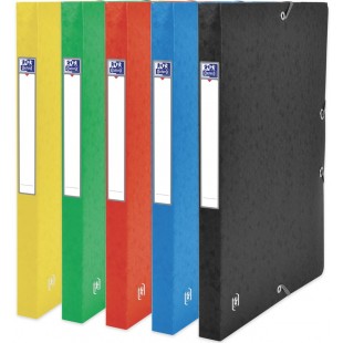 Lot de 12 : Oxford Boîte de classement Top File+, 25 mm, A4, assorti