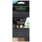 FABER-CASTELL Crayon de couleur triangulaire Black Edition