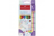 FABER-CASTELL Crayon de couleur triangulaire Colour GRIP