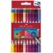 FABER-CASTELL Feutre double pointe, étui de 40