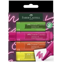 FABER-CASTELL Surligneur TEXTLINER 1546 NEON, étui de 8