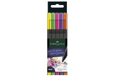 FABER-CASTELL Feutre pointe fine GRIP FINEPEN fluo, étui