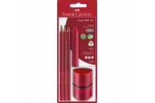 FABER-CASTELL Kit Crayon graphite GRIP 2001, rose shadow